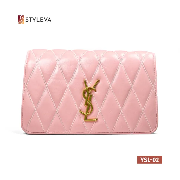 Pink Quilted Chain Bag