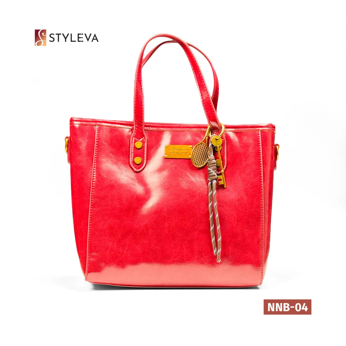 Patent Leather Tote - Image 1