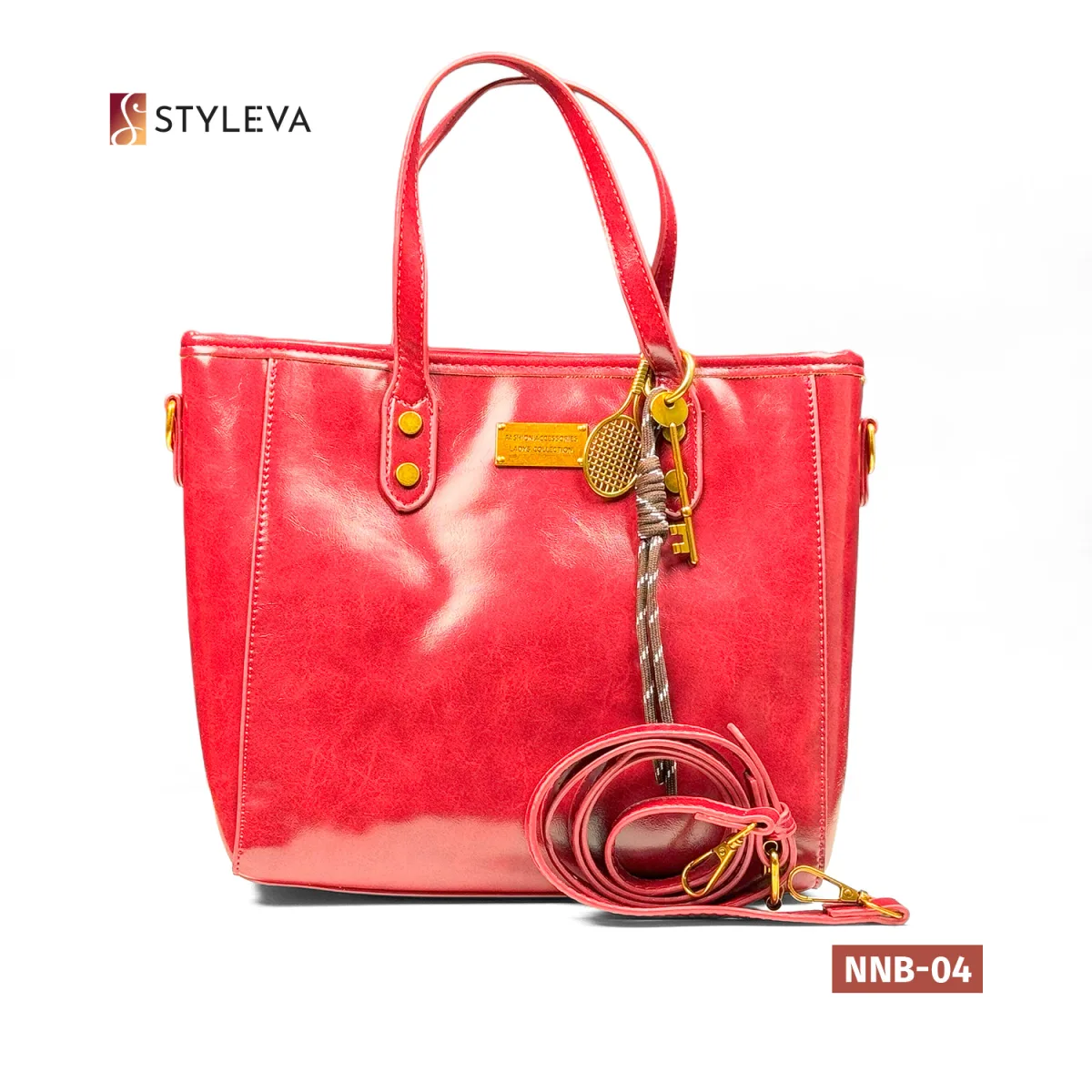 Patent Leather Tote - Image 2