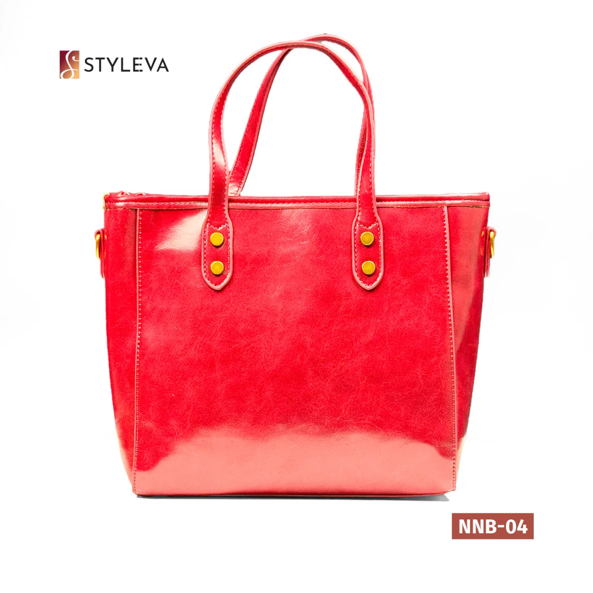 Patent Leather Tote - Image 3