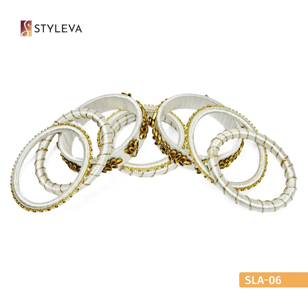 Leaf Pattern Bangles - Image 3
