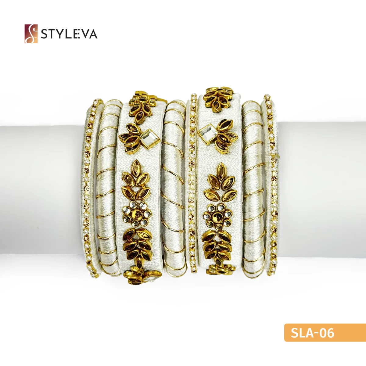 Leaf Pattern Bangles - Image 4