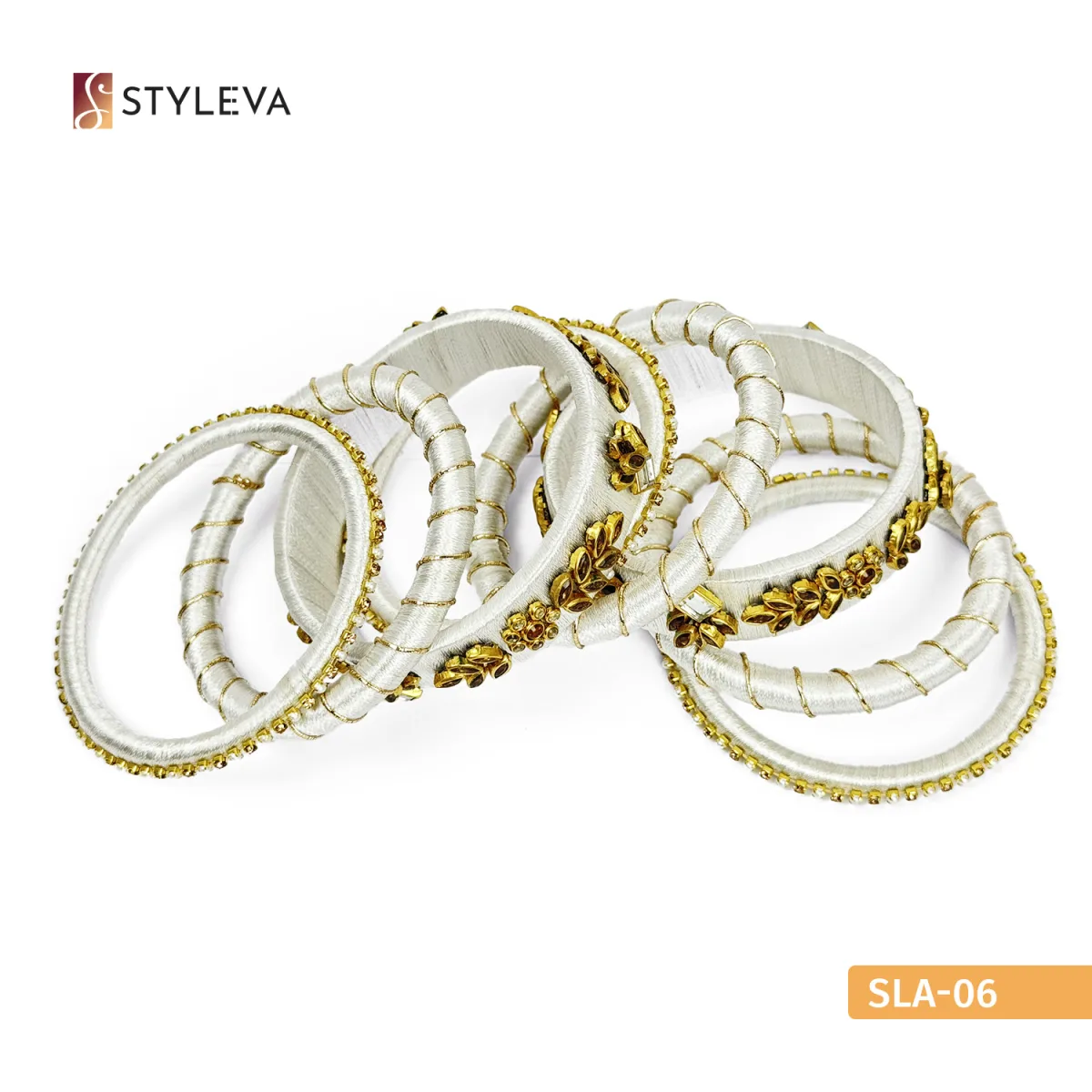 Leaf Pattern Bangles - Image 2