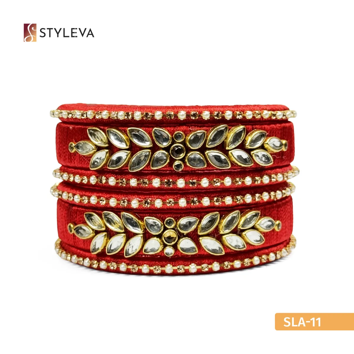 Traditional Red Bridal Churi - Image 1