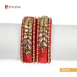 Traditional Red Bridal Churi - Image 4