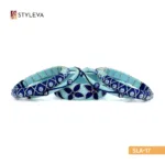 Blue and Silver Embroidered - Image 2