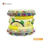 Vibrant Floral Bangle