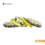 Vibrant Floral Bangle - Image 4