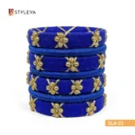 Royal Blue and Gold Bangle