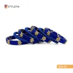 Royal Blue and Gold Bangle - Image 2