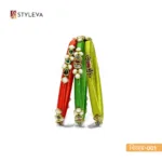 (Bijoy-001)_Colorful Kundan Bangles - Image 6