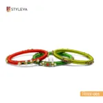 (Bijoy-001)_Colorful Kundan Bangles - Image 4