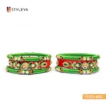 (Bijoy-002)_Silk Thread Bangles - Image 3
