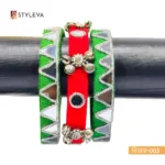 (Bijoy-003)_Regal Silk Mirror Bangles - Image 3