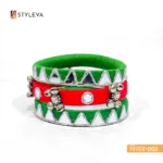 (Bijoy-003)_Regal Silk Mirror Bangles - Image 2