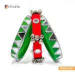 (Bijoy-003)_Regal Silk Mirror Bangles